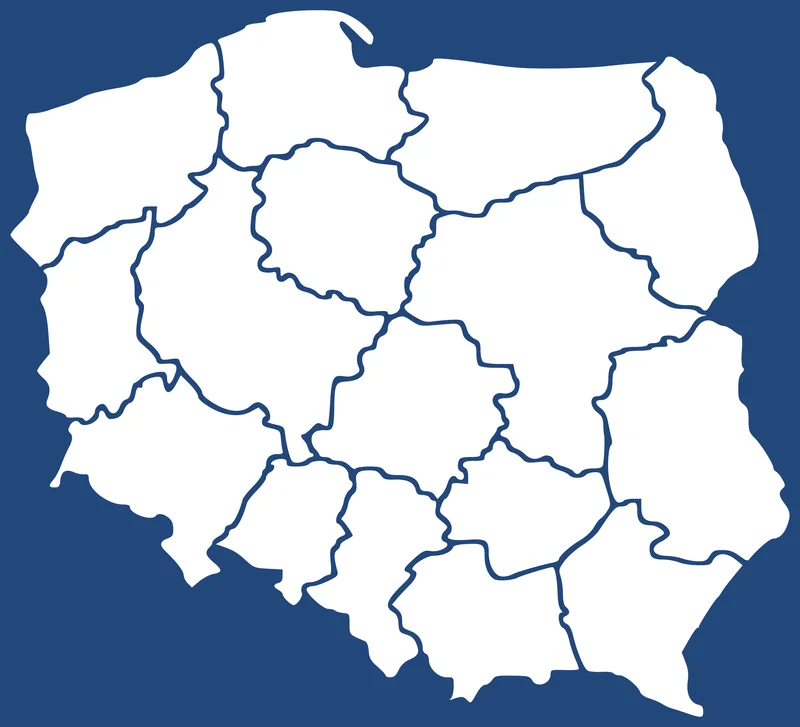Mapa Polski
